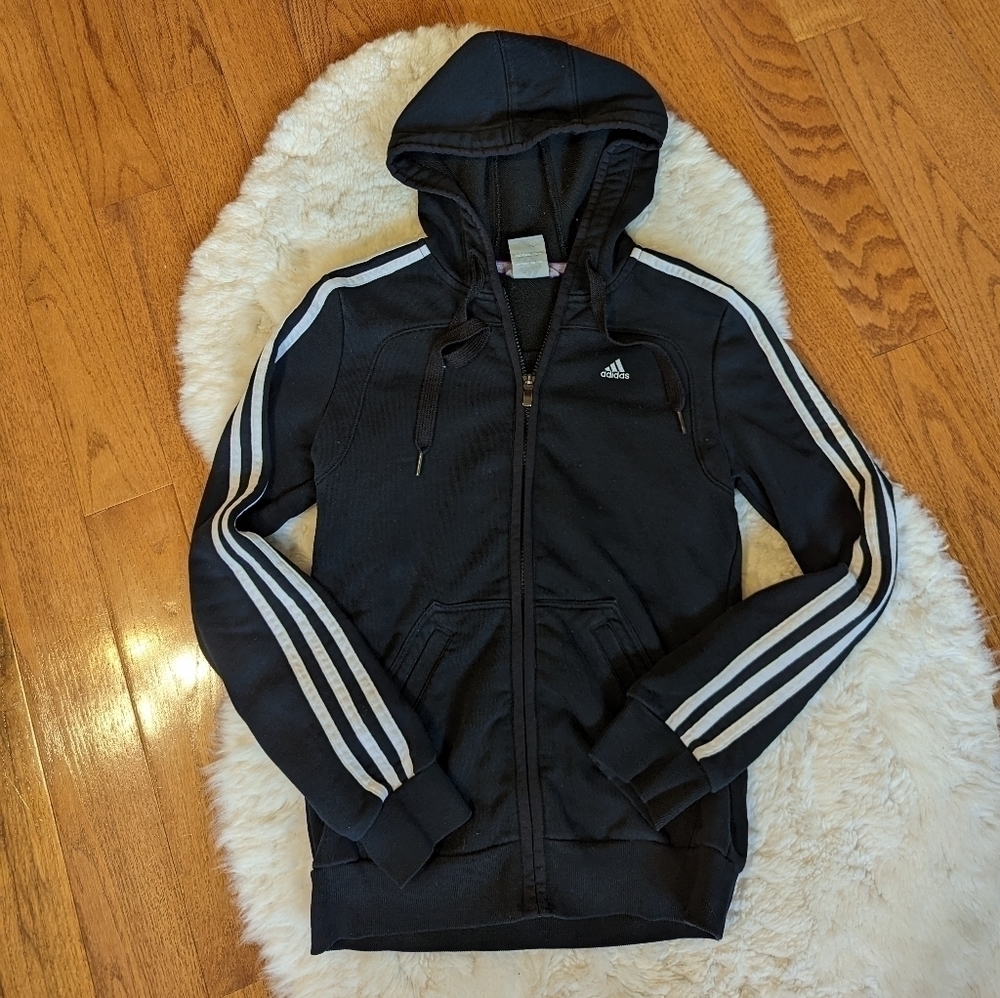 ADIDAS track jacket sweatshirt hoodie xs